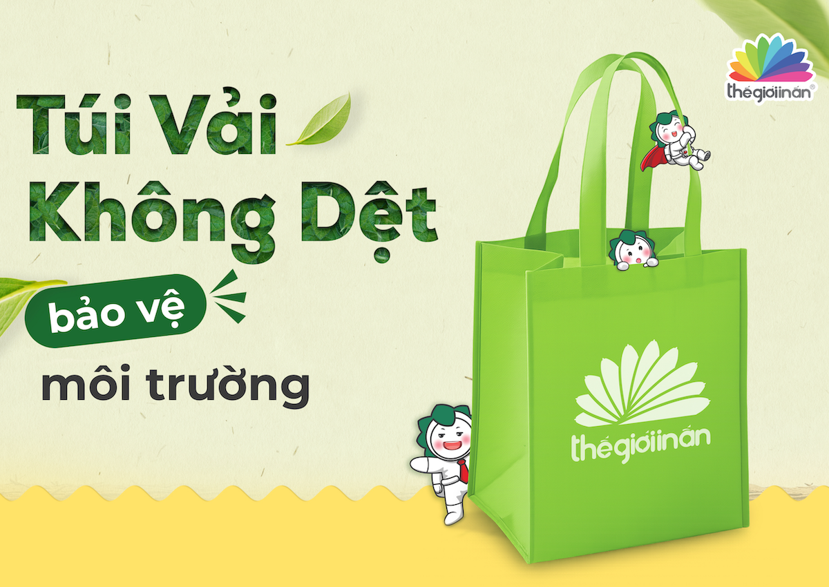 Túi vải không dệt - Giải pháp tiện lợi, thân thiện môi trường